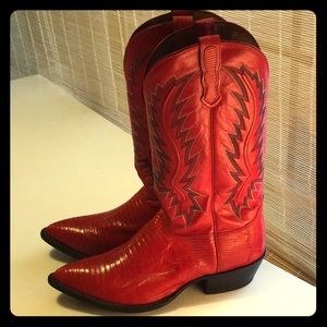 Size 10 1/2 Cowgirl Boots Genuine Leather